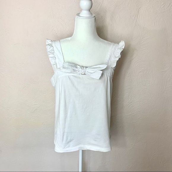J. Crew Tops - J Crew ruffled tank szM